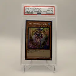 2022 YUGIOH PSA 10 Dark Magician Girl MP22-EN268 1st Edition - Image 1
