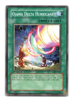 Ojama Delta Hurricane!! - IOC-034 1st Edition - YuGiOh-LP - Image 1