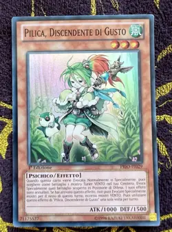 Yugioh Primal Origin Pilica, Descendant of Gusto PRIO-EN029 1st IT029 LP Italian - Image 1