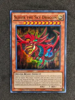 Yugioh - Slifer the Sky Dragon LDK2-ENS01 Limited Edition Ultra Rare NM - Image 1