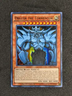 Yugioh - Obelisk the Tormentor LDK2-ENS02 Limited Edition Ultra Rare NM - Image 1
