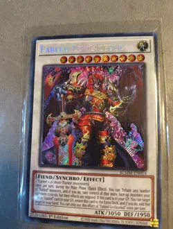 Yugioh! 1x Fabled Levilazebul BLMM-EN014 Secret Rare 1st Ed NM - Image 3