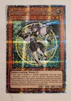 Dracotail Phryxul - Starlight Rare 1st Edition NM DOOD-EN023 YuGiOh - Image 1