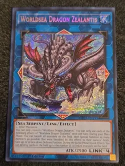 Yugioh Worldsea Dragon Zealantis MP23-EN193 Prismatic Secret Rare 1st Edition NM - Image 1