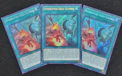 3 x YuGiOh Interrupted Kaiju Slumber BLHR-EN087 Secret Rare 1st Edition NM - Image 1