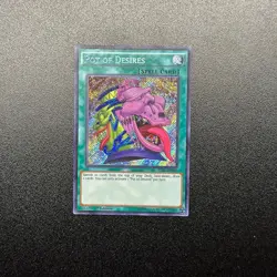 YuGiOh Pot of Desires Secret Rare 1st Edition TDIL-EN066 NM - Image 1