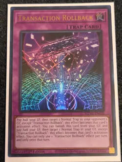 Yugioh Transaction Rollback MZMI-EN038 Ultra Rare 1st Ed NM - Image 1