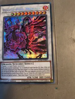 Yugioh Ruddy Rose Dragon MP22-EN077 Secret Rare 1st Ed NM - Image 2