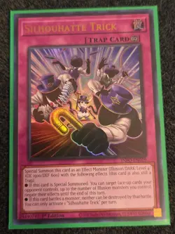 Yugioh Silhouhatte Trick Ultra Rare INFO-EN079 1st Ed Near Mint - Image 1
