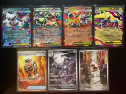 Pokemon MEGA EVOLUTIONS 7 Card Ultra Rare Lot - EX FULL ART IR - Lightly Played+ - Image 1