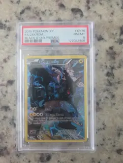 Pokemon XY Black Star Promo Full Art Card Zekrom XY76 PSA 8 - Image 1