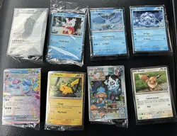 2025 Pokemon Holiday Calendar Promo Card Lot: All 8 Stamped Promos Sealed Packs - Image 1