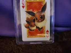 CGC 10 2013 Eevee Queen Of Hearts Pokemon Center Nagoya Playing Card Japan - Image 3