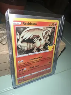 Reshiram 002/025 Celebrations Holo Pokemon Card Near Mint - Mint - Image 1