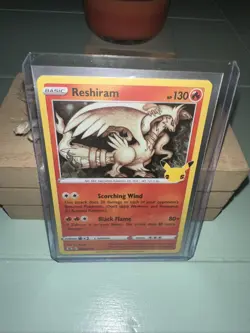 Reshiram 002/025 Celebrations Holo Pokemon Card Near Mint - Mint - Image 2