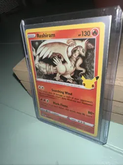 Reshiram 002/025 Celebrations Holo Pokemon Card Near Mint - Mint - Image 3