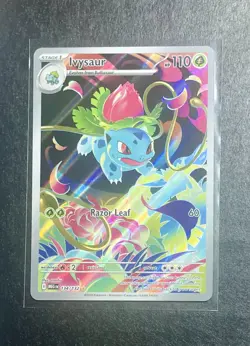 Ivysaur Illustration Rare 134/132 Mega Evolution Pokemon TCG Near Mint Card NM - Image 1