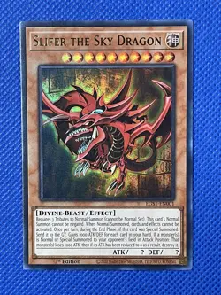 Yugioh Egyptian God Card Set: Slifer + Obelisk + Ra | Ultra Rare & Secret Rare - Image 2