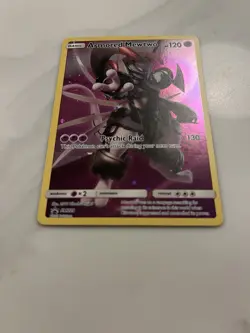 Pokemon TCG Armored Mewtwo SM228 Black Star Promo Card Near Mint Condition - Image 3