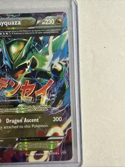 Pokemon TCG Mega M Rayquaza EX Holo Card 61/108 - Image 3
