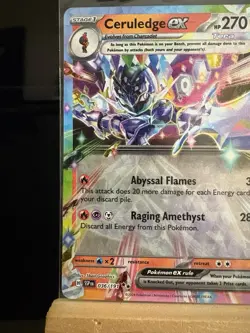 CERULEDGE EX - 36/91 Surging Sparks - Double Rare NM - Pokemon TCG Card - Image 2