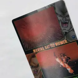 Y1702 Gogeta vs Syn Shenron Moving Battle 3D Japanese Dragon Ball Morinaga Card - Image 3