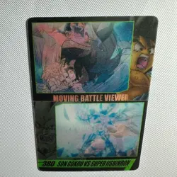 S1818 Son Goku 3D 380 Japanese Dragon Ball x Morinaga Clear Wafer Card - Image 2