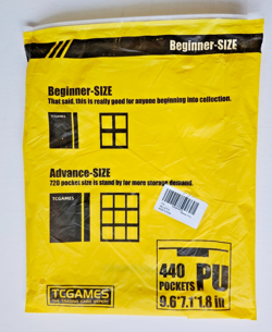 TCGAMES Pokemon Card Binder 4 Pocket 55 Page 3 Ring Collectors Album - Image 5