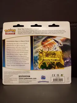 Brilliant Stars 3 Booster Pack Blister Glaceon Pokemon Card TCG Brand New Sealed - Image 2
