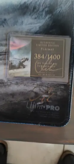 MTG Seb McKinnon My Forces are Innumerable Stitched Playmat Signed W/Seal Auth - Image 5