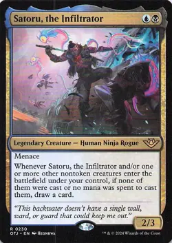 Satoru, the Infiltrator Outlaws of Thunder Junction Regular - Image 1
