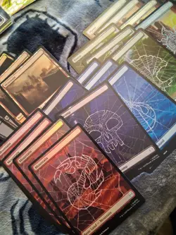 20 Spiderman MTG Lands - Foil And Regular - Image 1