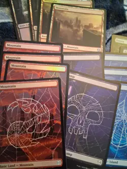 20 Spiderman MTG Lands - Foil And Regular - Image 5