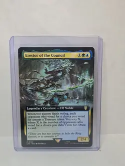 Erestor Of The Council (Extended Art) Commander: The Lord Of The Rings #136 - Image 1