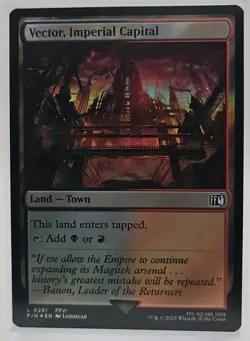 Vector, Imperial Capital Foil L #291 Final Fantasy MTG FIN EN FF6 FFVI FREE SHIP - Image 1