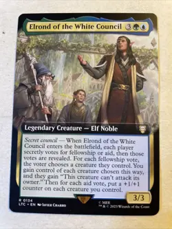 Elrond of the White Council (Extended Art) Commander: the Lord of the Rings:... - Image 1