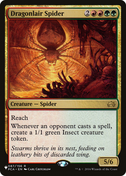 Dragonlair Spider #87 | Near Mint | The List PLST | Magic MTG - Image 1