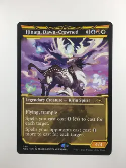 MTG Kamigawa Neon Dynasty Hinata, Dawn-Crowned Showcase #398 - Image 1