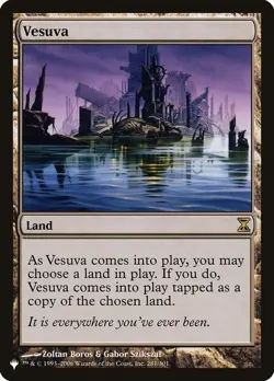 1x Vesuva Light Play MTG Magic - Kid Icarus - - Image 1