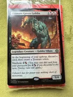 Ultimate Green Goblin Marvel's Spider-Man Regular Sealed 2025 Stamp - Image 1