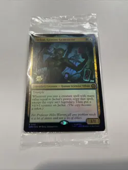 Jackal, Genius Geneticist Prerelease Promo Foil Sealed IN HAND SHIPS TODAY - Image 1