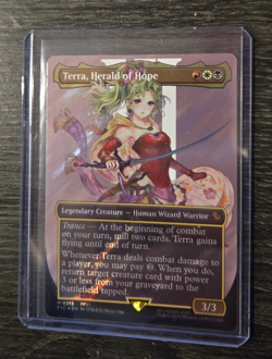 Terra, Herald of Hope (Borderless) (Surge Foil) Commander: Final Fantasy English - Image 1