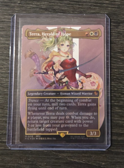 Terra, Herald of Hope (Borderless) (Surge Foil) Commander: Final Fantasy English - Image 2