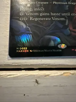 Magic The Gathering Spider-Man Venom King In Black Mythic Full Art Foil NM - Image 2