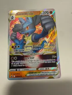 Lucario VSTAR SWSH214 Mint:NM Full Art Promo Rare Pokemon Card Sword & Shield - Image 1