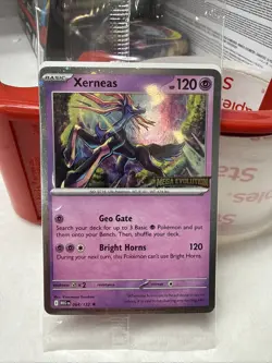 Pokemon Mega Evolution 2025 - Xerneas 2025 Bestbuy Stamped Promo NEW & Sealed - Image 1