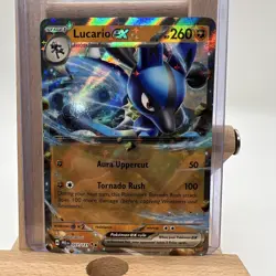 Lucario ex 51/131 2025 Pokemon Scarlet & Violet Prismatic Evolutions NM - Image 1