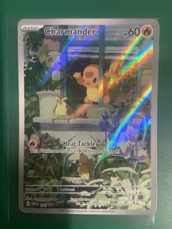 2023 Pokemon Charmander SVP 044 Obsidian Flames ETB Black Star Promo #B - Image 2