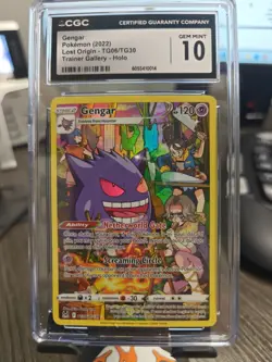Pokemon CGC 10 GEM MINT Lost Origin Trainer Gallery TG06/TG30 - Gengar - Image 1