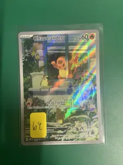 2023 Pokemon Charmander SVP 044 Obsidian Flames ETB Black Star Promo #A - Image 1